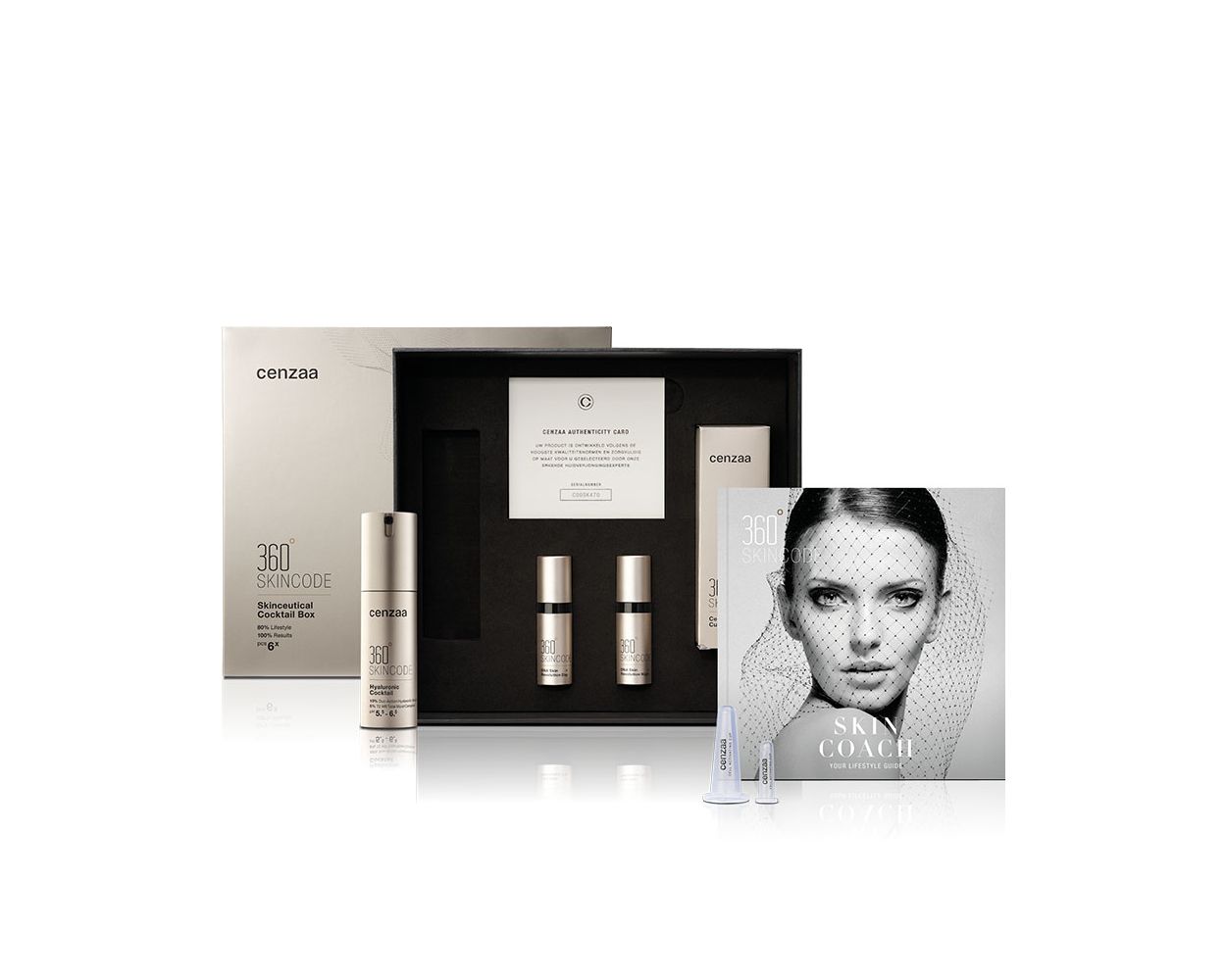 CENZAA 360 SKINCODE HYALURONIC COCKTAIL BOX