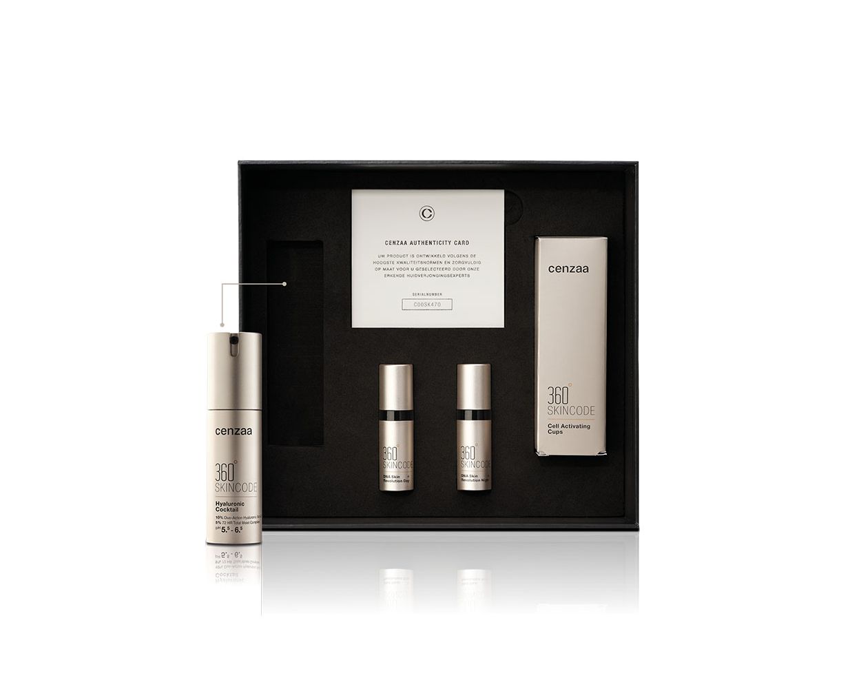 CENZAA 360 SKINCODE HYALURONIC COCKTAIL BOX